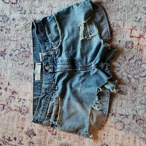 Levis booty shorts size 32